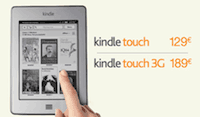 Kindle Touch en France