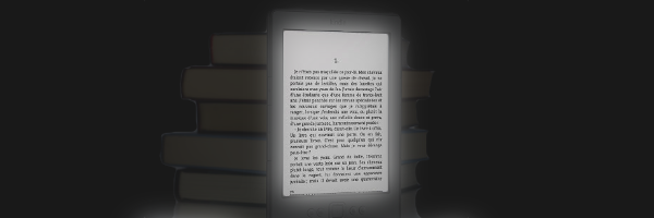 Un écran éclairé du dessus pour le Kindle