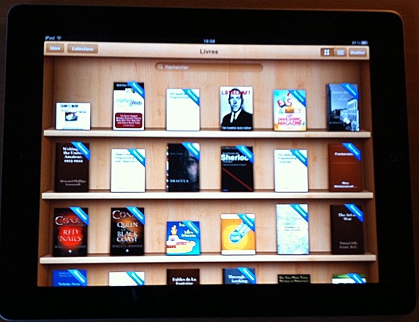 iPad et iBooks les livres en mode paysage Livres en mode paysage dans iBooks