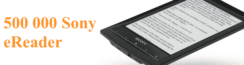 Sony eReader et 500 000 ventes en Europe