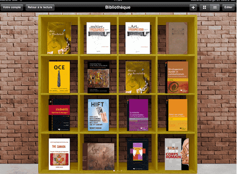 Application Nu-Book sur iPad Nu-book sur iPad