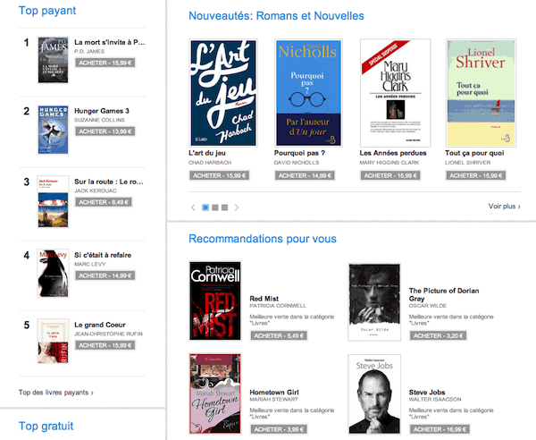 Livres et ebooks sur Google Play