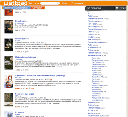 La bibliothèque de Wattapp