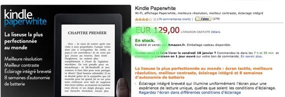 paperwhite stock amazon