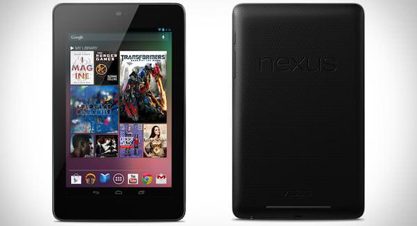 Nouveau Nexus 7 de Google et Asus