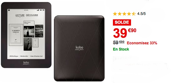 kobo mini 39 euros