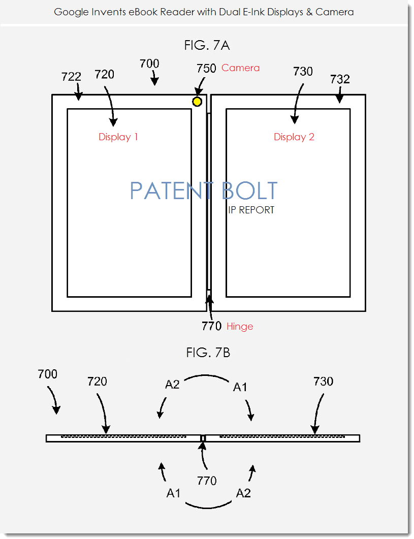 google e-ink dual screen tablette liseuse Android