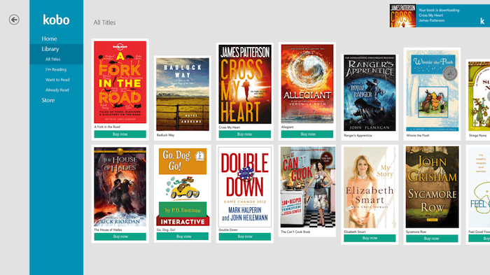 Kobo for Windows 8