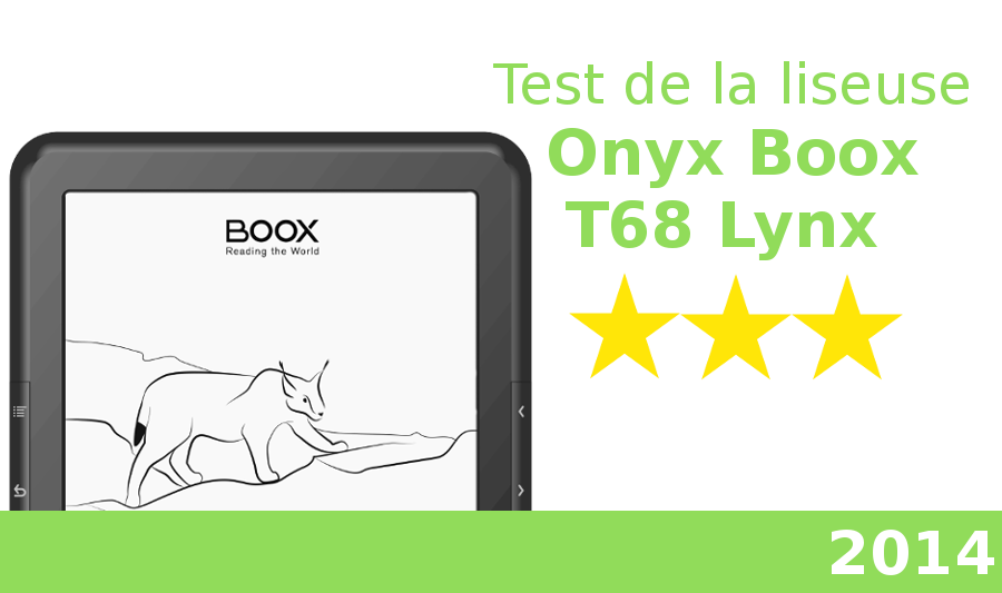 test liseuse onyx boox t68 lynx