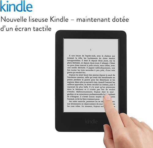 Liseuse Kindle tactile