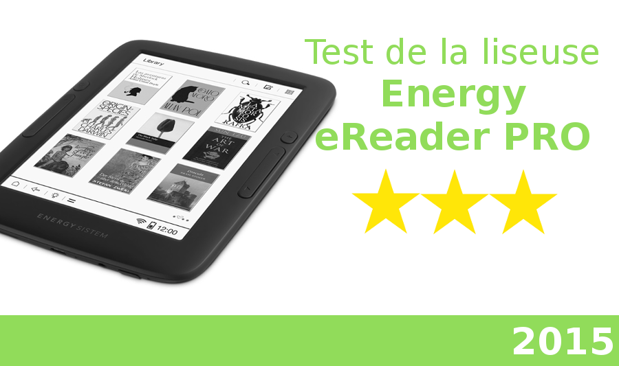 test liseuse energi ereader pro android