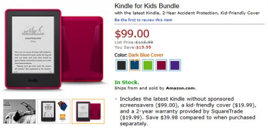 Un Nouveau Pack Liseuse Kindle Kids chez  US