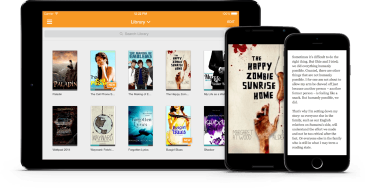 wattpad sur tablette