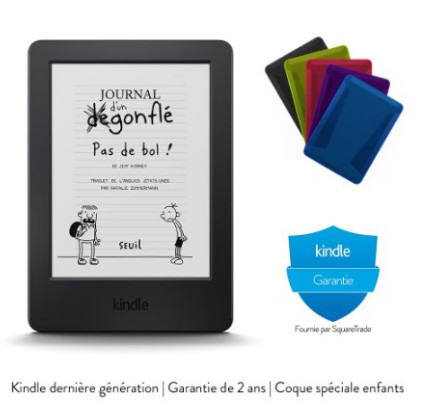 Pack Kindle pour les enfants avec coque de protection et garantie