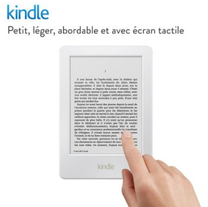 Liseuse tactile Kindle blanche