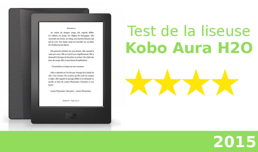 Liseuse numérique Kobo by Fnac Libra H2O 7 8 Go H2O Blanc