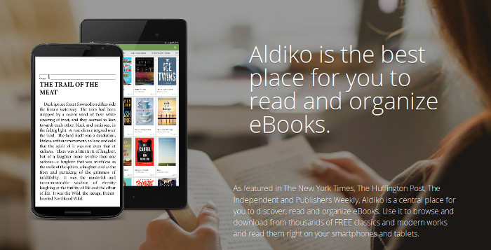 Aldiko : un logiciel de lecture d'ebook sur smartphone Android