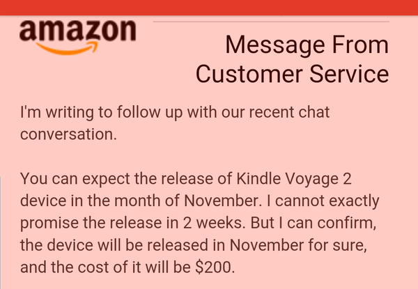 Amazon annonce un Kindle Voyage 2