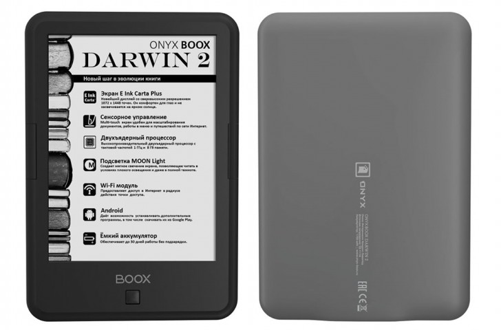 liseuse onyx Darwin 2 avec Android