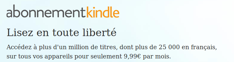 Abonnement Kindle