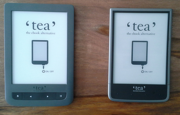 Comparaison liseuses Tea touch Lux 3 et Tea Ultra