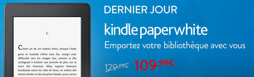 promotion Kindle Paperwhite