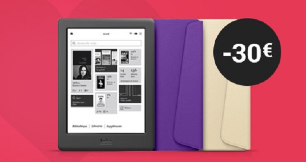 kobo glo hd en promotion avec un étui gratuit