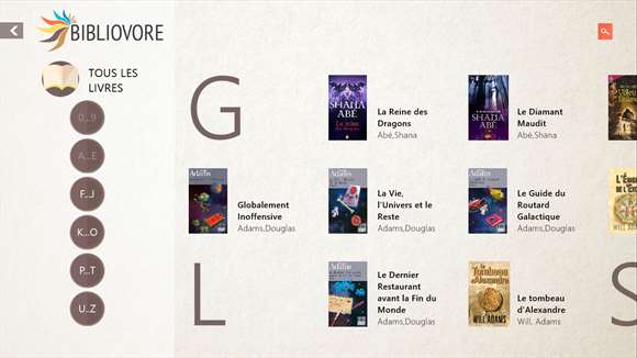 logiciel lire ebook windows bilbiovore