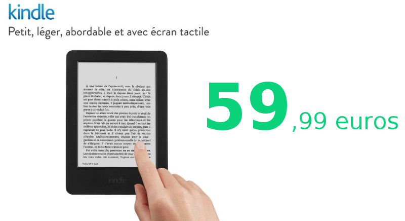 kindle 2014-2016 59,99 euros €