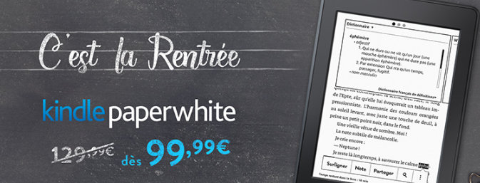 promotion Kindle Paperwhite