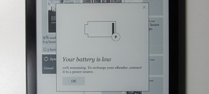 Kobo aura one problème de batterie