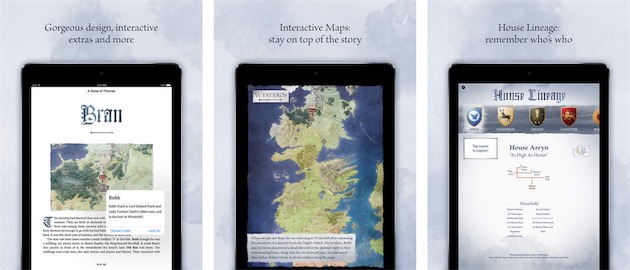 game of thrones enhanced ibooks