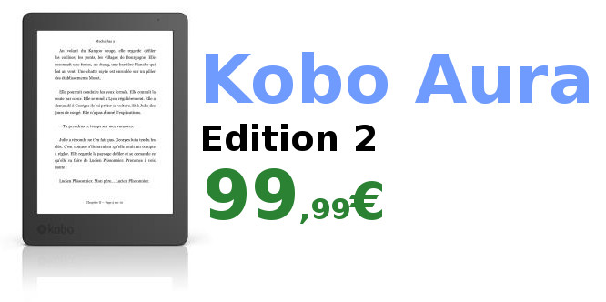 Kobo Aura Edition 2 promo 99,99€