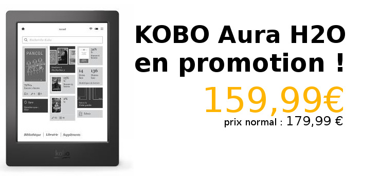 promotion kobo aura h2o