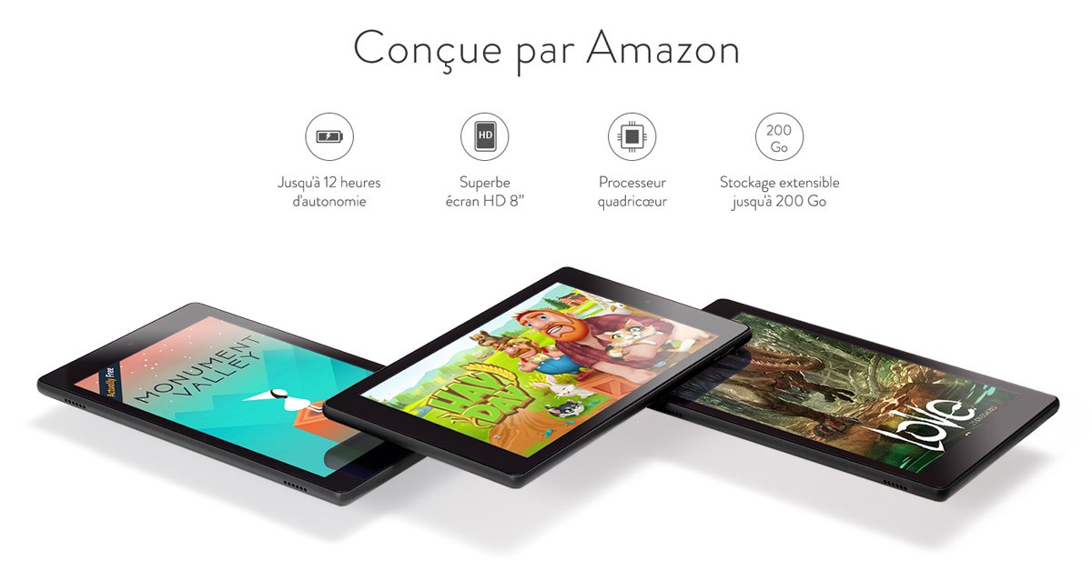 tablette fire HD8 Amazon