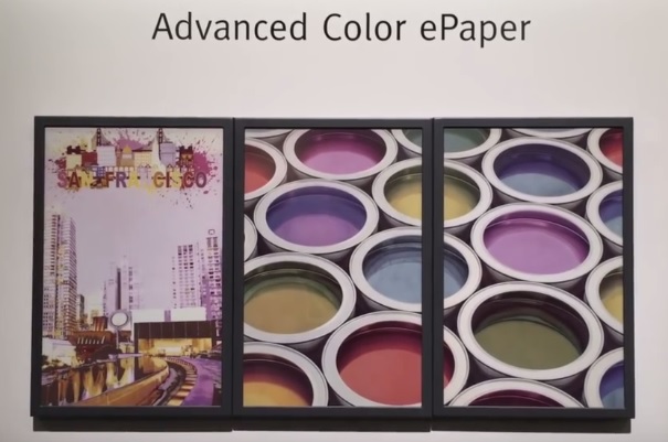 ACeP E Ink screen color (écran couleur)