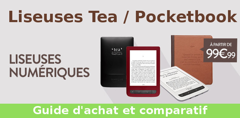 comparatif liseuses tea