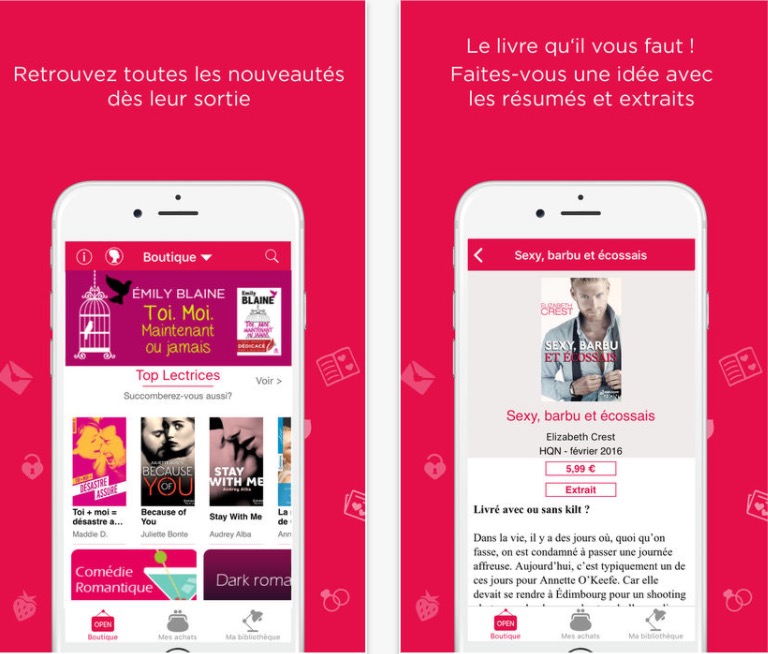 girlyboox application de lecture pour les filles