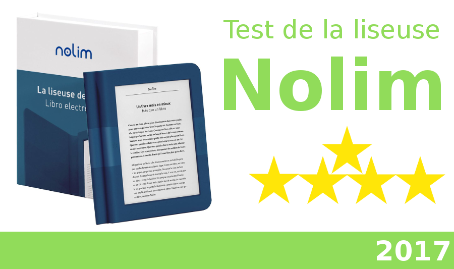 test de la liseuse nolim 2017