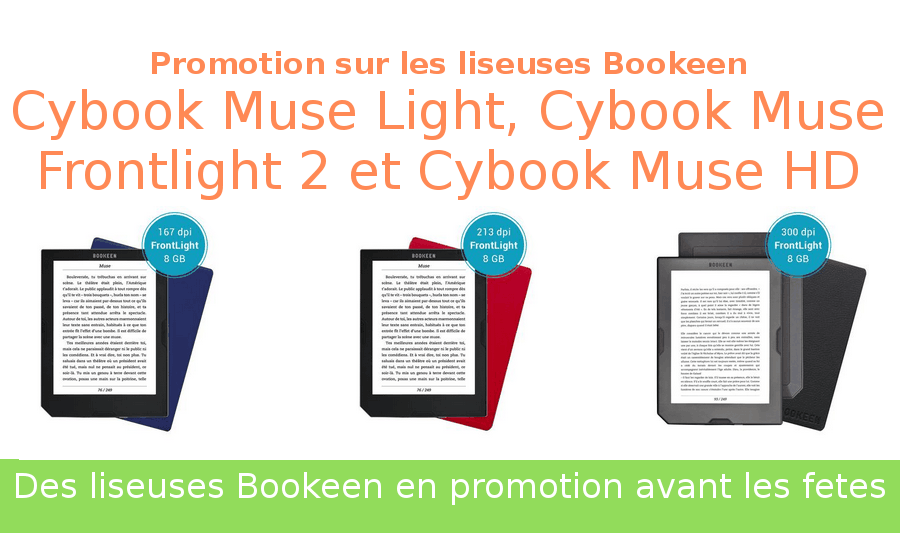 promotion sur les liseuses Bookeen