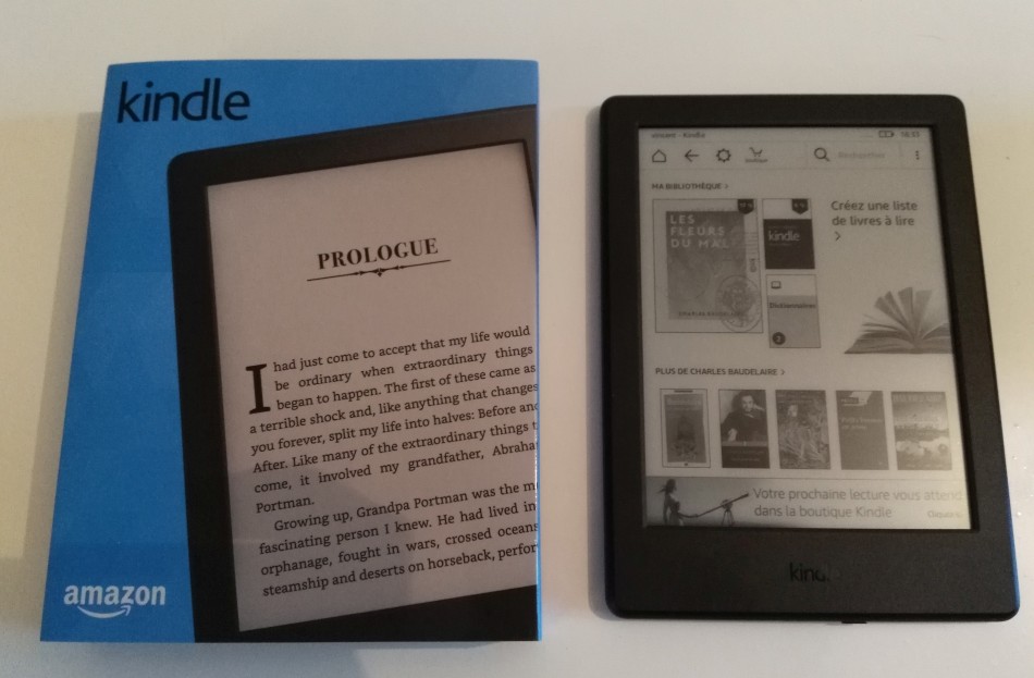 packaging liseuse kindle