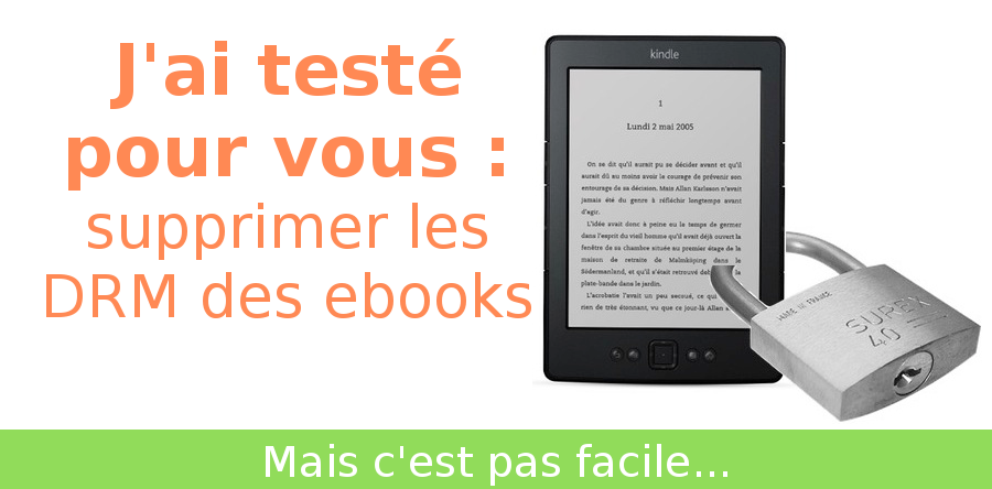 supprimer drm ebooks