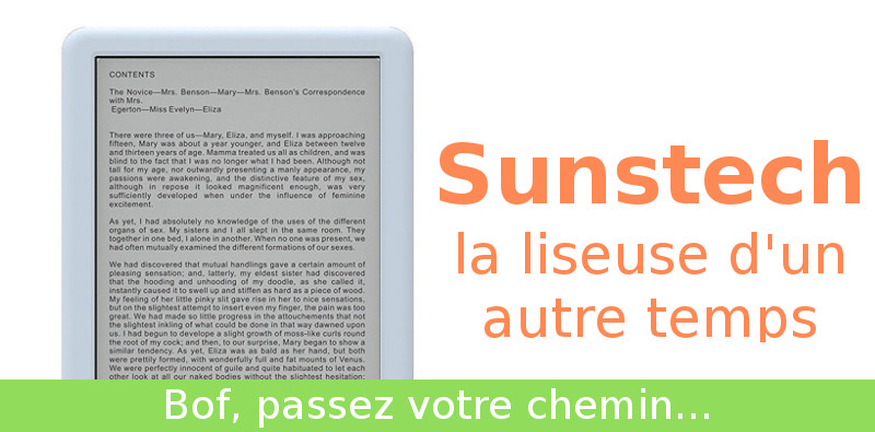 liseuse ebook sunstech