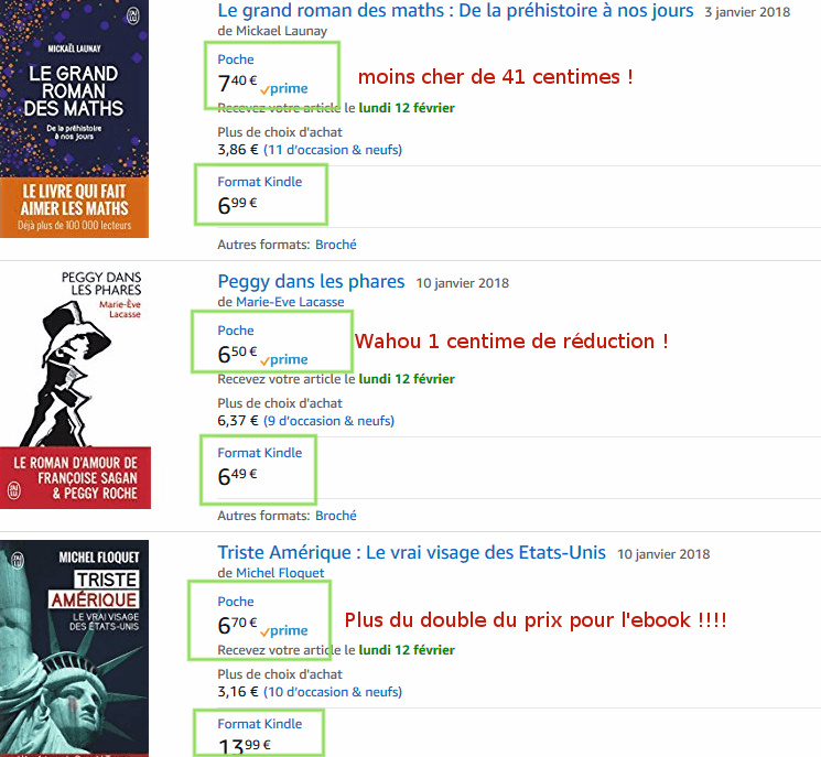 prix ebook j'ai lu