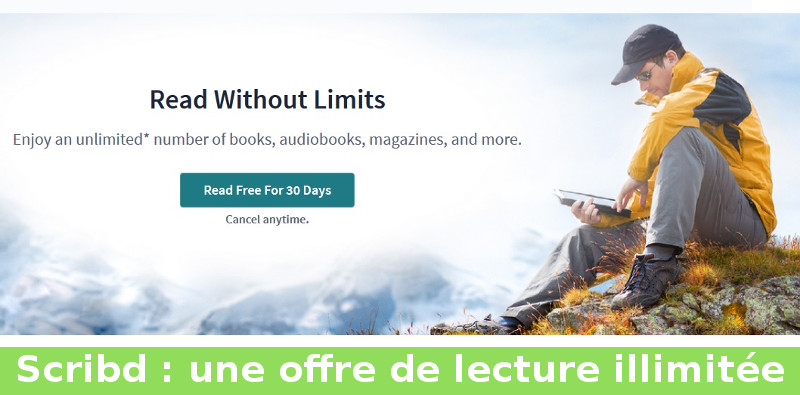 livres audio illimités avec Scribd