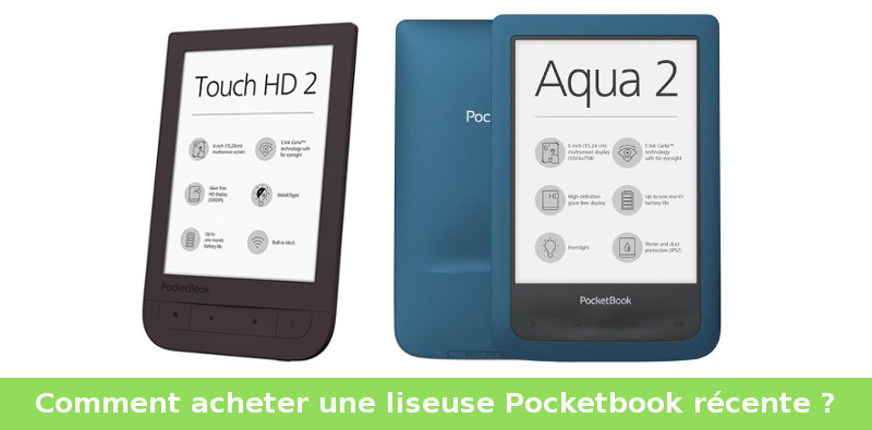 acheter liseuse aqua 2 et touch hd 2 pocketbook