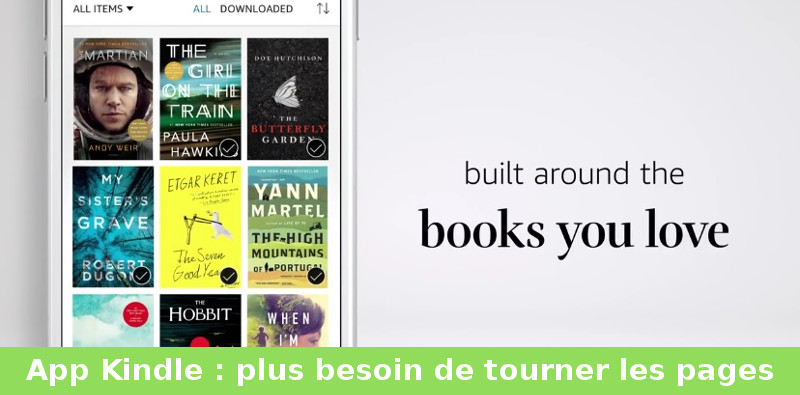 nouvelle application Kindle pour iOS