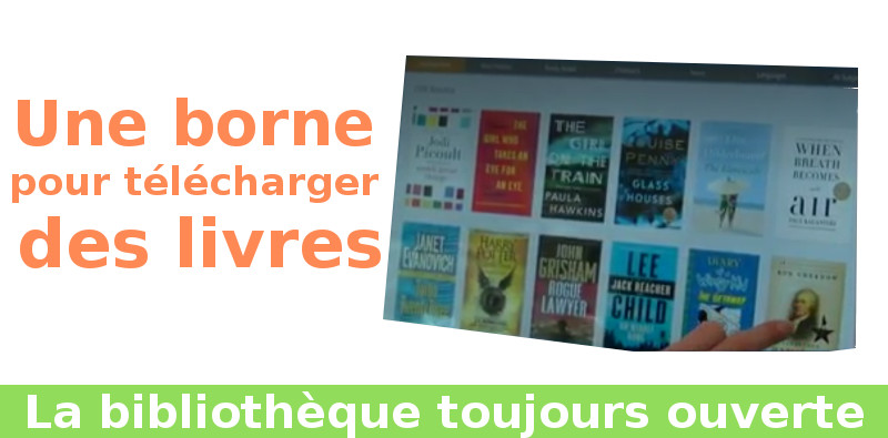 borne téléchargement livres ebooks