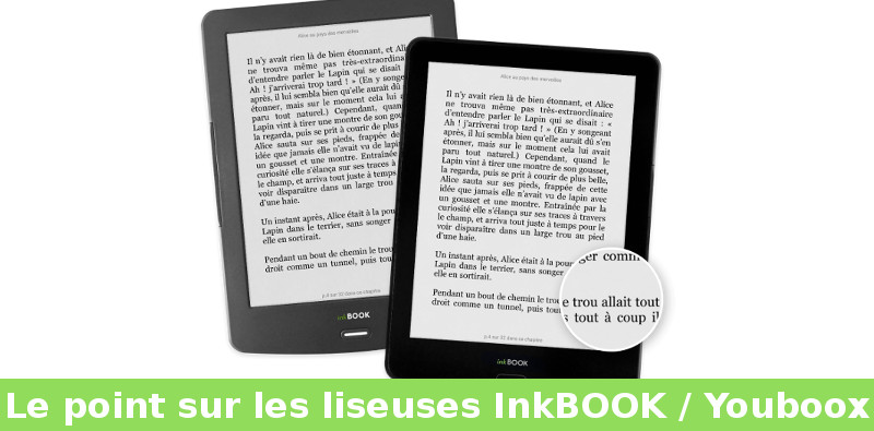 comparatif liseuses inkbook