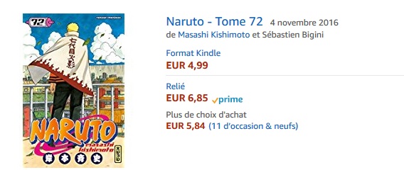 prix naruto amazon